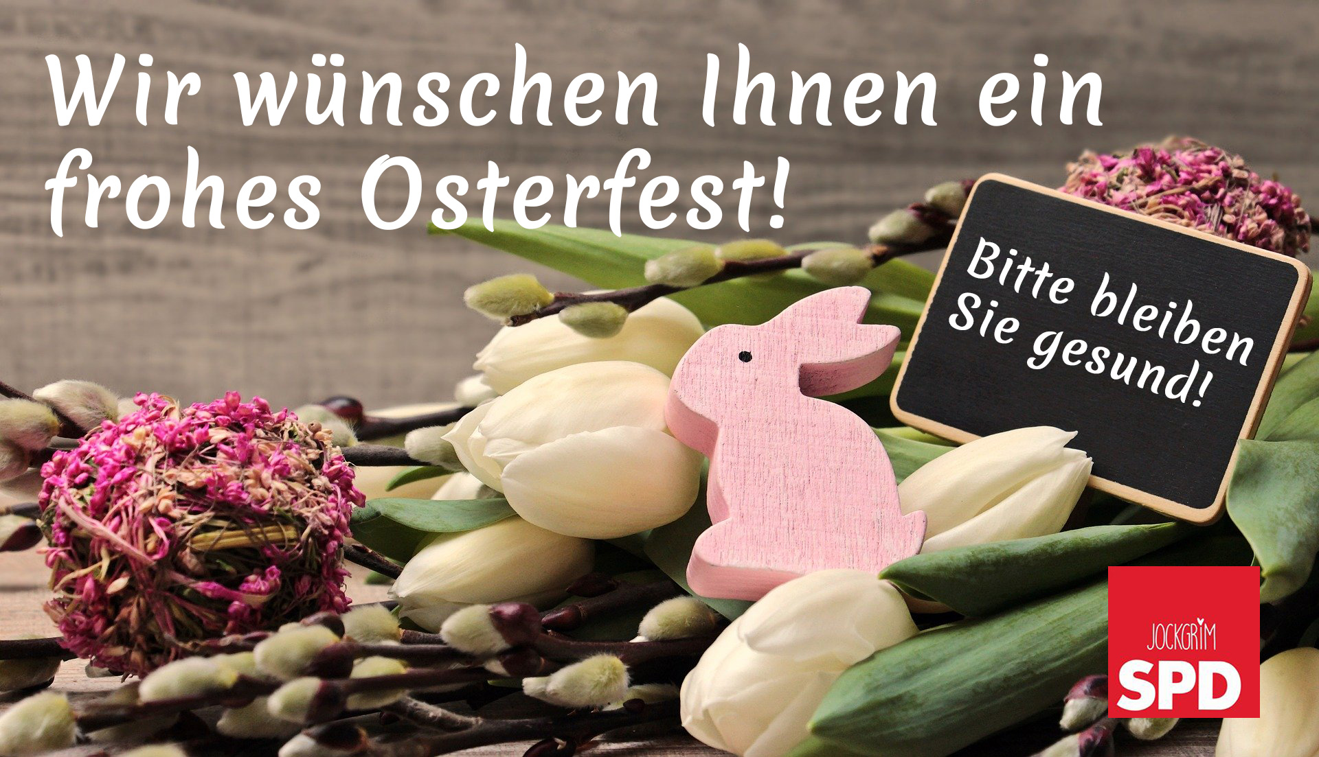Wir wünschen Ihnen ein frohes Osterfest!