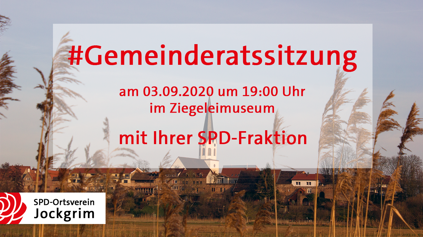 Gemeinderatssitzung am 03.09.2020