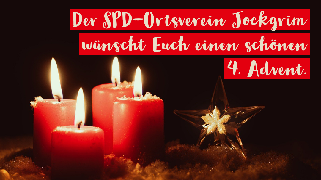 Wir wünschen Euch einen schönen 4. Advent